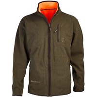 Deerhunter Gamekeeper Bonded Fleecejacke, Wendejacke, Farbe:Orange, Größe:XL - Orange