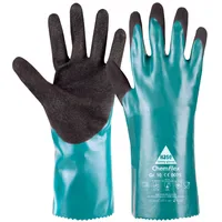 Hase Safety Gloves Hase® Chemflex 30 Chemikalienhandschuhe grün/schwarz 11