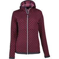 CMP Woman JACKET FIX Hood burgundy-bianco 46