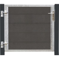 Plus Gartentor 99 x 91 cm Schiefergrau/WPC