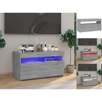 VidaXL TV-Schrank mit LED-Leuchten Grau Sonoma 75x35x40 cm