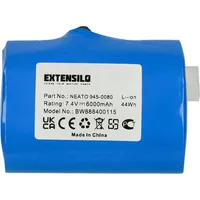 EXTENSILO Akku kompatibel mit Neato XV-11, XV-12, Signature 25,