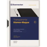 SOENNECKEN Klemmmappe 3314 DIN A4 bis 30Blatt PVC weiß