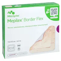 ToRa Pharma GmbH MEPILEX Border Flex Schaumverb.haftend 7.5x7.5 cm