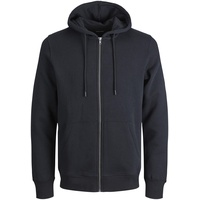 JACK & JONES Bradley Reißverschlusspullover Black 5XL Regular