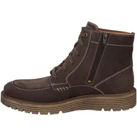 Josef Seibel Herren Schnürstiefeletten Cooper 03,Weite G (Normal),Wechselfußbett,übergangsschuhe,Boots,Stiefel,Braun (Mocca-Kombi),47