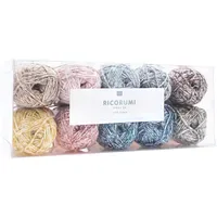 Rico Design Häkelwolle Set Spray Weiß 57,5 m 10