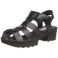 Fly london Damen EMME511FLY Sandal, Black, 37 EU