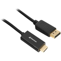 Sharkoon Adapterkabel Displayport 1.2 HDMI 4K schwarz > Digital/Display/Video