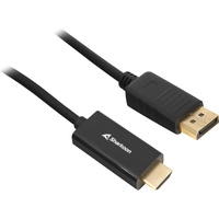Sharkoon Displayport 1.2 > HDMI 4K schwarz 1 Meter