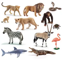 Schleich - Tierfiguren - Afrika-Set mit 12 Tieren Sammelfiguren