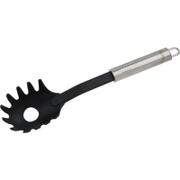 Fackelmann Spaghettilöffel Ovalgriff schwarz 32 cm Küchenhelfer /