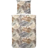 Primera Mako-Satin Bettwäsche Boho Blau 135 x 200 cm