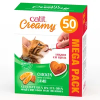 Catit Creamy Huhn und Lamm 50 x 10 g
