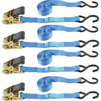 Connex Zurrgurt Polyester Orange, 4 Stück - Zweiteilig -
