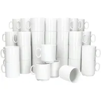 Mambocat Kaffeetasse 0,25 l Weiß 48 St.