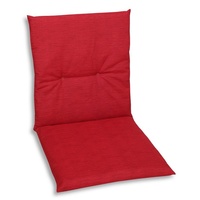 GO-DE 15809 Niederlehner Gartenstuhl Auflagen 100x50cm rot Struktur