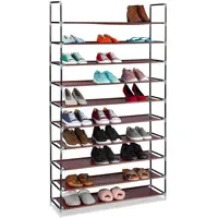 Relaxdays Schuhregal 100 x 175,5 x 29 cm bordeaux