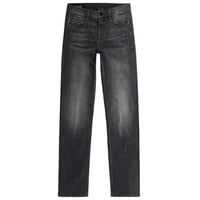 G-Star Strace Straight Fit Jeans Worn In Black Moon