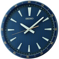 Seiko Uhren Seiko Clock Wanduhr analog blau QXA802L