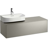 Laufen Sonar Schubladenelement/Sideboard H4054520340421, 117,5x34x45,5cm, Ausschnitt links Titan