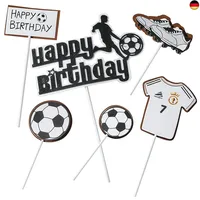 Fyfjur Tortendeko, Tortentopper, Kuchendeko, Fußball Topper, Kuchenstecker, Basketball Topper,