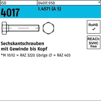Industrial Quality Supplies ISO 4017 1.4571 M 12 x