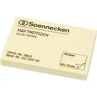 SOENNECKEN Haftnotiz 5813 75x50mm 100Blatt gelb