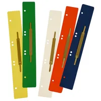 SOENNECKEN Heftstreifen 3162 lang Metalldeckl. farbig 125 St./Pack.