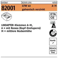 Lindapter GT A MM 10 galvanisch verzinkt, mittel **