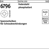 Industrial Quality Supplies DIN 6796 Spannscheibe Federstahl 14mm phosphatiert