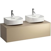 Laufen Sonar Schubladenelement/Sideboard H4054540340401, 117,5x34x45,5cm, Ausschnitt links/rechts, Gold