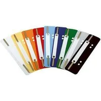SOENNECKEN Heftstreifen 3171 kurz Kunststoffdeckl. d.gn 25 St./Pack.