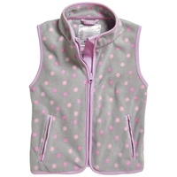 Playshoes Fleece-Weste Punkte in Grau | Gr.: 80