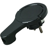Kopp 172005030 Schutzkontakt-Flachstecker 230 V Schwarz IP20