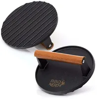 Bbq-nerd Fleischbeschwerer 18 cm Gusseisen schwarz