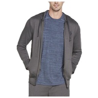 SKECHERS Apparel GOknit Pique Full Zip Hoodie in grau