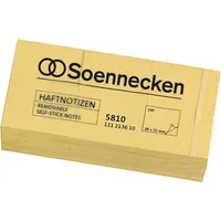 SOENNECKEN Haftnotiz 5810 38x51mm hellgelb 12 St./Pack.