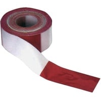 Kelmaplast Absperrband L.100m B.80mm rot/weiß geblockt 100m/Karton