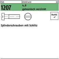 Reyher Zylinderschraube DIN 84/ISO 1207 Schlitz M2x 6 4.8