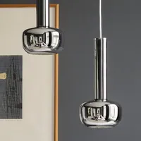 Louis Poulsen VL 56 Pendelleuchte, high lustre chrome plated