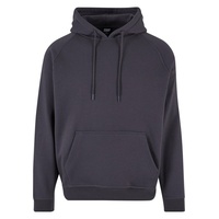 URBAN CLASSICS Blank Kapuzenpullover Dark Shadow S
