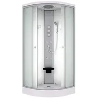 SeniorBad D10-10M1 Komplettdusche mit Schiebetür 90 x 90 cm