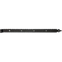 GAH Alberts Alberts Ladenband 820x45mm ⌀16mm m.Zierspitze randgehämmert schwarz