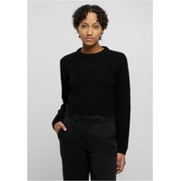 URBAN CLASSICS Short Waffle Pullover Black L