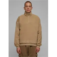 URBAN CLASSICS Basuc Polar Fleece Halbreißverschluss-sweatshirt Warm Sand 3XL