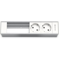Kindermann Kindermann, Steckdosenleiste, Module holder 4-fold, 2 x mains,