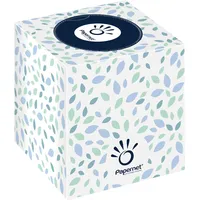 PAPERNET Cube Kosmetiktücher, 2-lagig 2-lagig, samtweiche weiße Kosmetiktücher 88er