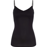 Hanro Spaghettitop Cotton Seamless in Black | Gr.: L