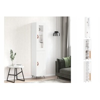 VidaXL Highboard Weiß 34,5x34x180 cm Holzwerkstoff